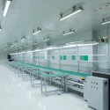 Assembly line (steel) with independent workbench 11m
PCB belt conveyor for PCB manufacturing