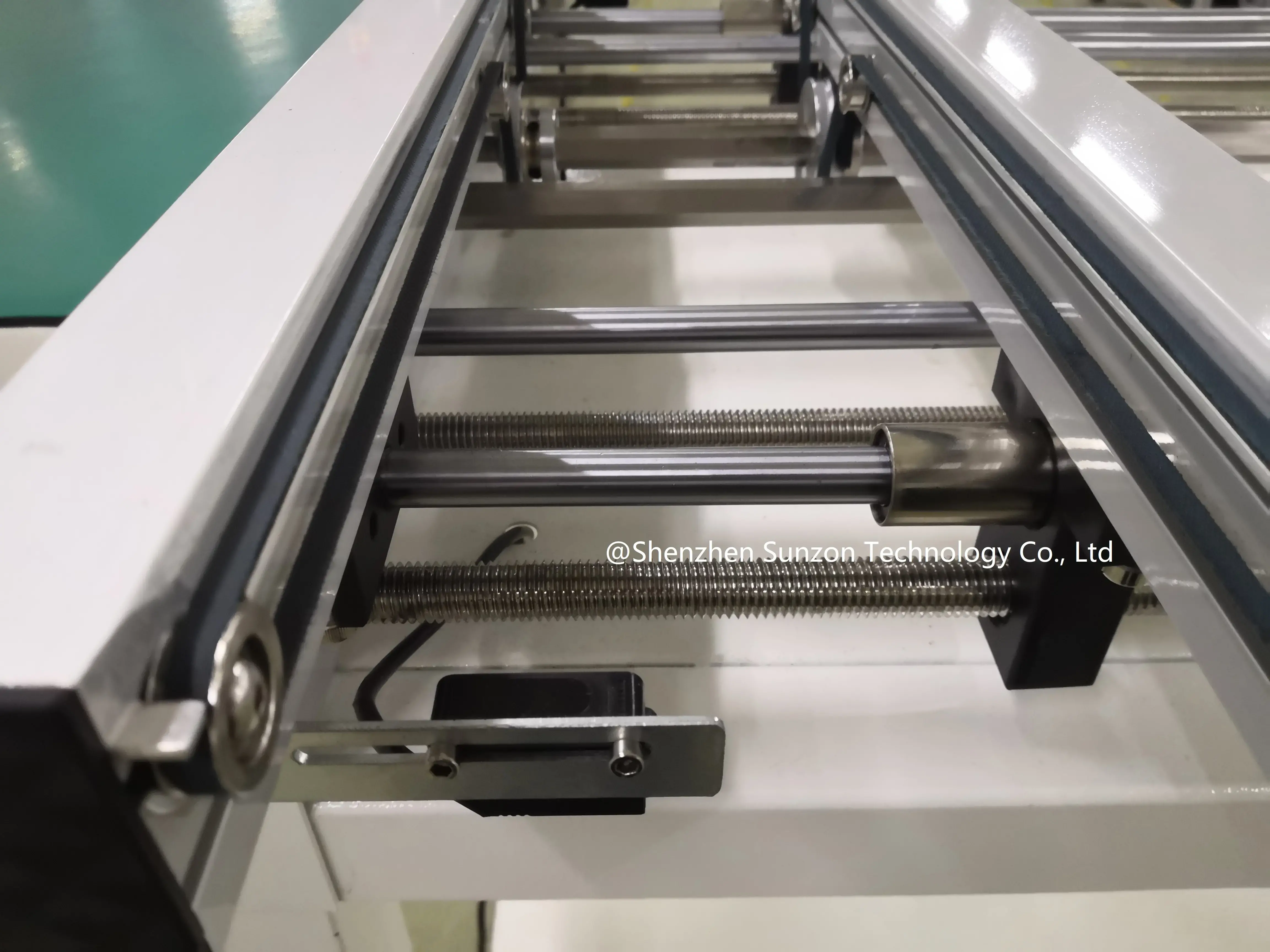 NC-BC-330-C Standard smt pcb conveyor with cover SunzonTech pcb conveyor for smt production line