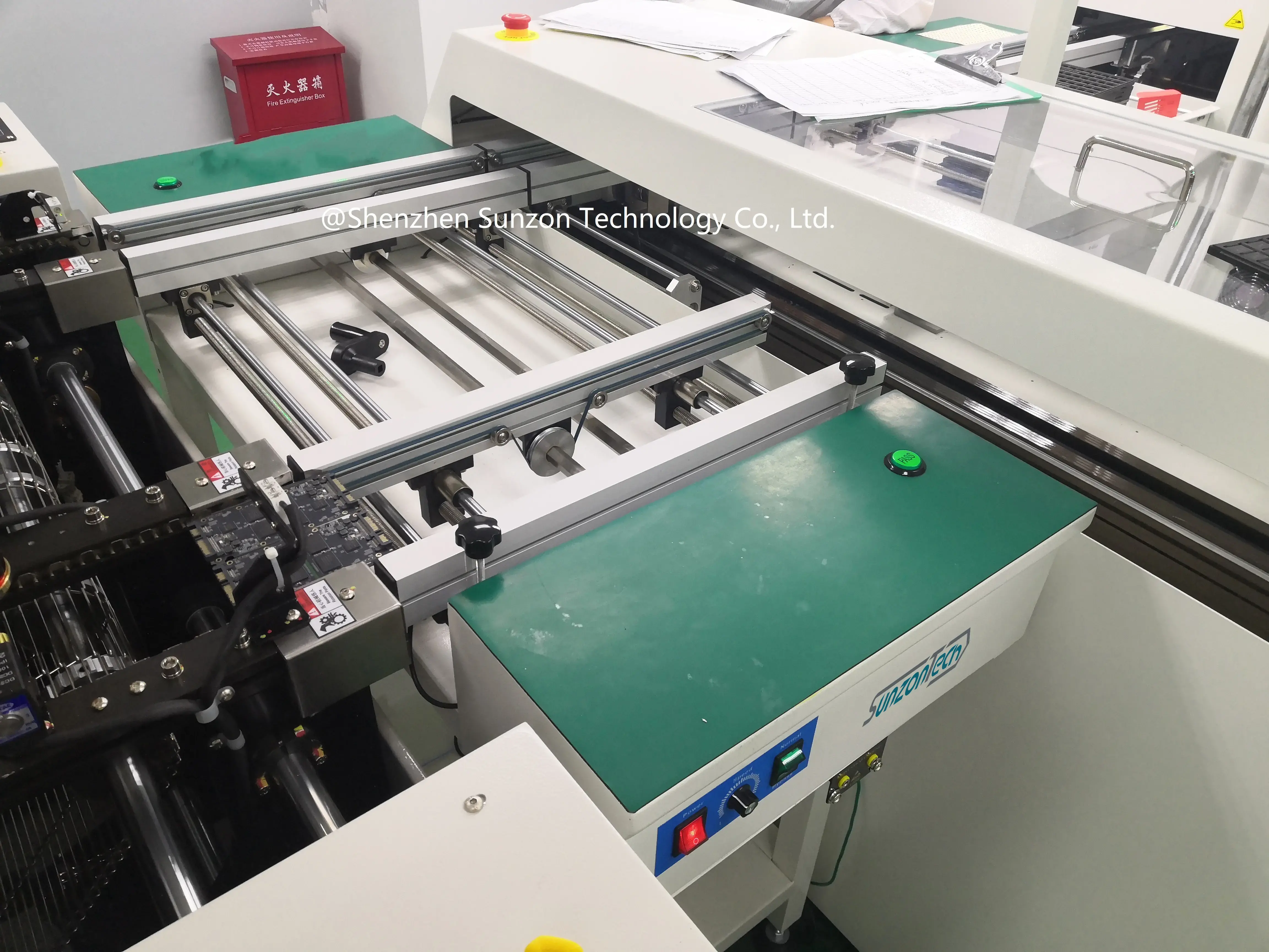 DC-250 dual rail SMT PCB inspection conveyor smt machines for smt production line